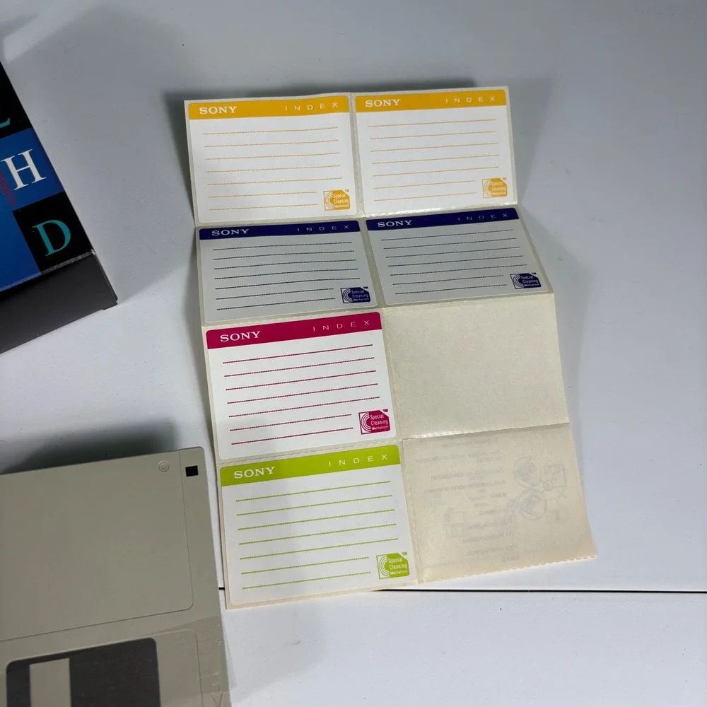 Vintage Sony 3.5 Floppy Disks Lot‎ IBM Formatted DS HD New Old Stock